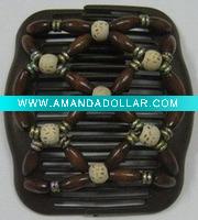 Wholesale Hair clip,Hair accessory,wood hair comb