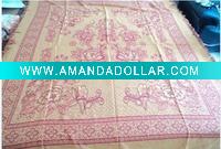 Wholesale red fashion yarn blanket