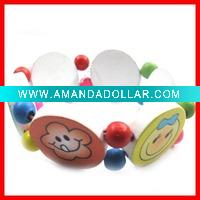 wooden smile hand chain