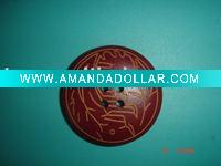 wooden button