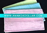 solid border Face towel