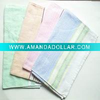 Wholesale Light Color Stripe Organic Towel