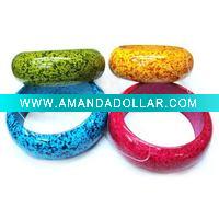 colorful wooden bangle