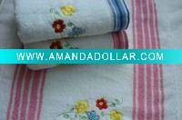 Wholesale 100% cotton embroidery towel