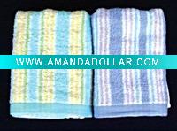 stripe Face towel