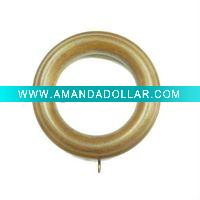 Wholesale Wooden fluted curtain eyelet ring