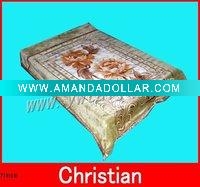 Wholesale 100% polyester flower printed adult blanket