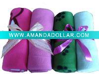 Wholesale Polyester polar fleece baby blanket