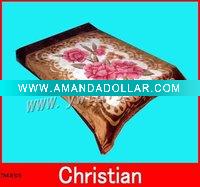 Wholesale New style 100% polyester textile colorful blanket