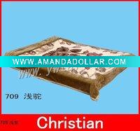 Wholesale TJ-4007 100% polyester flower printed blanket