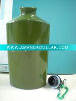 Wholesale 600ml military sports aluminum bottle(bpa free,caps options)