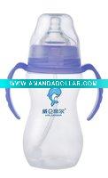10oz wide neck PP feeding bottle+handle