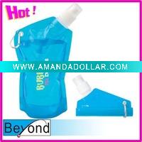 Wholesale portable folding flat water bottles