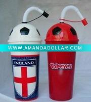 football shape water cup