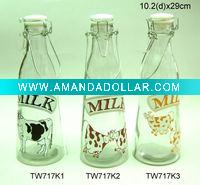 Wholesale glass milk bottle