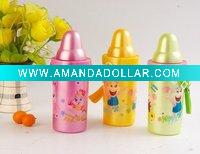 Wholesale children's plastic carton water bottle