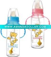 Wholesale PC baby bottle with straw China baby bottle