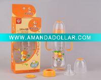 plastic feeding bottle/big circular bottle with handle
