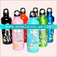 Wholesale 600ml aluminum drink water bottle (FDA,SGS,BPA free100%,CE/CU)