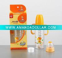 Wholesale milk feeding bottle/baby feeding bottle with handle