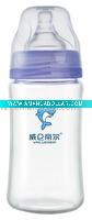 Wholesale 8oz wide neck glass feeding bottle