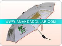 2 fold advertising golf umbrella
