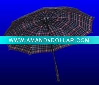 Curved Handle Straight Umbrella