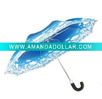 Wholesale 2 fold umbrella; promotional umbrella, fold fashion umbrella