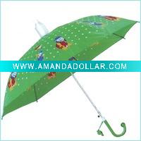 cartoon children umbrella