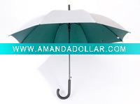 silver coated fabric golf umbrella
