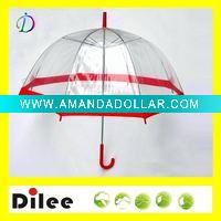 Wholesale Dome shape POE clear umbrella