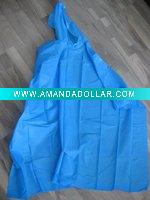 disposable PVC raincoat