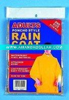Wholesale ADULT RAIN PONCHO 52"X80"
