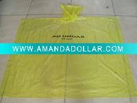 Wholesale PE disposable rain poncho