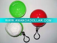 Wholesale Plastic promotion table tennis poncho with keychain