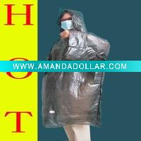 Wholesale disposable PE raincoat