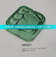 Wholesale KA0027 solid color glass ashtray