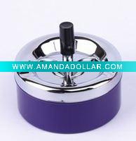 Wholesale Clear round metal ashtray