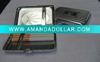 Wholesale 16 pcs metal cigarette case