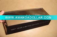 Cigar boxes ,clear plastic boxes
