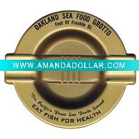 Brass Round Ashtray