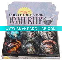 colored glass ashtray 054001