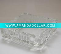 Wholesale highgrade transparency glass ashtray