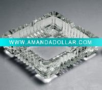 Wholesale highgrade transparency glass ashtray