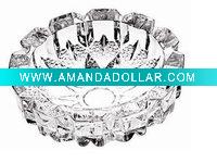 round glass ashtray