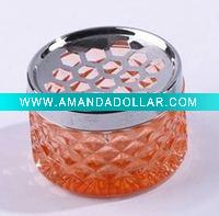 Wholesale Cellular-surface colored glass ashtray