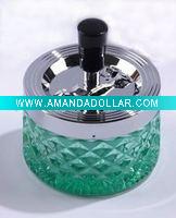 Wholesale Colored glass spinning ashtray