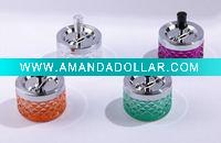 Wholesale Colored glass spinning ashtray