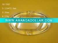 supplykinds of nice high white material glass round ashtray / square glass ashtray (made in china)