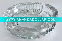 Wholesale Flashing high white glass material ashtary